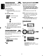 Предварительный просмотр 22 страницы JVC Exad KD-ADV38 Instructions Manual