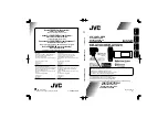 Предварительный просмотр 1 страницы JVC Exad KD-AVX20 Instructions Manual