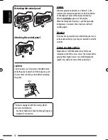 Предварительный просмотр 6 страницы JVC EXAD KD-BT1 Instructions Manual