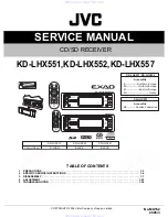 JVC EXAD KD-LHX551 Service Manual предпросмотр