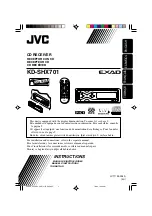 Предварительный просмотр 71 страницы JVC EXAD KD-SHX701 Instructions Manual