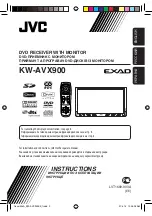 JVC EXAD KV-AVX900 Instructions Manual предпросмотр