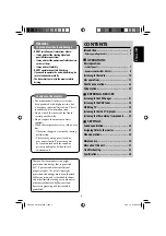 Предварительный просмотр 3 страницы JVC EXAD KW-AVX700 Instruction Manual