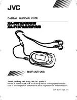 JVC F107B - 1 GB Digital Player Instructions Manual preview