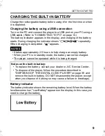 Preview for 9 page of JVC F107B - 1 GB Digital Player Instructions Manual