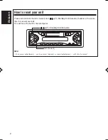 Предварительный просмотр 2 страницы JVC F190 - KS Radio / Cassette Player Instructions Manual