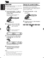 Предварительный просмотр 8 страницы JVC F190 - KS Radio / Cassette Player Instructions Manual