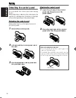 Предварительный просмотр 14 страницы JVC F190 - KS Radio / Cassette Player Instructions Manual