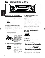 Предварительный просмотр 26 страницы JVC F190 - KS Radio / Cassette Player Instructions Manual