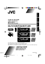 JVC F540R Instructions Manual предпросмотр