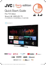 Предварительный просмотр 1 страницы JVC Fire TV Edition LT-40CF890 Quick Start Manual