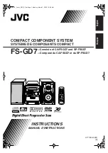 Предварительный просмотр 1 страницы JVC FS-GD7 Instructions Manual