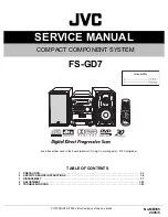 JVC FS-GD7 Service Manual предпросмотр