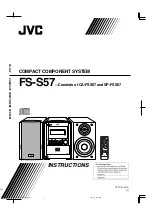 Предварительный просмотр 1 страницы JVC FS-S57 Instructions Manual