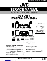 Предварительный просмотр 1 страницы JVC FS-SD58V Service Manual