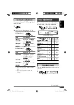 Preview for 11 page of JVC G320 - KD Radio / CD Instructions Manual