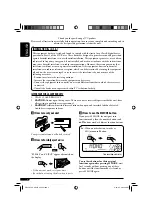 Предварительный просмотр 2 страницы JVC G420 - KD Radio / CD Instructions Manual