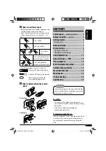 Предварительный просмотр 3 страницы JVC G420 - KD Radio / CD Instructions Manual