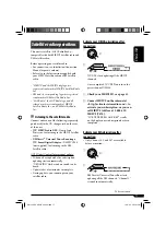 Предварительный просмотр 17 страницы JVC G420 - KD Radio / CD Instructions Manual