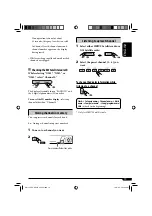 Предварительный просмотр 19 страницы JVC G420 - KD Radio / CD Instructions Manual