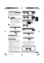 Предварительный просмотр 33 страницы JVC G420 - KD Radio / CD Instructions Manual