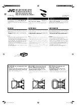 JVC G730 - KD Radio / CD Installation & Connection Manual предпросмотр