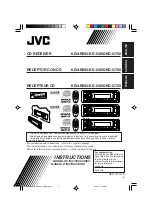 Предварительный просмотр 1 страницы JVC G800 - KD Radio / CD Instructions Manual