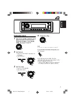 Предварительный просмотр 9 страницы JVC G800 - KD Radio / CD Instructions Manual