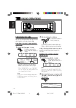 Предварительный просмотр 10 страницы JVC G800 - KD Radio / CD Instructions Manual