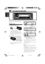 Предварительный просмотр 18 страницы JVC G800 - KD Radio / CD Instructions Manual