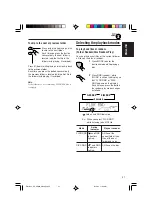 Предварительный просмотр 21 страницы JVC G800 - KD Radio / CD Instructions Manual