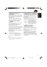 Предварительный просмотр 29 страницы JVC G800 - KD Radio / CD Instructions Manual