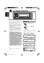 Предварительный просмотр 34 страницы JVC G800 - KD Radio / CD Instructions Manual