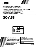 Предварительный просмотр 1 страницы JVC GC-A33 Instructions Manual