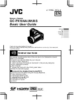 Предварительный просмотр 1 страницы JVC GC-PX10AA Basic User'S Manual