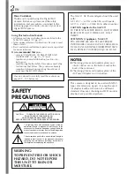 Предварительный просмотр 2 страницы JVC GC-QX3HD Instructions Manual