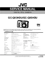 JVC GC-QX3HDU Service Manual предпросмотр