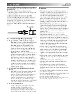 Preview for 65 page of JVC GC-S1 Instructions Manual