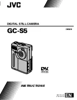 JVC GC-S5 Instructions Manual предпросмотр