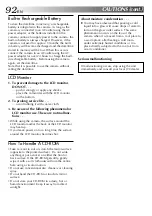 Preview for 92 page of JVC GC X 3 Instructions Manual