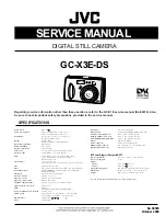 JVC GC-X3E-DS Service Manual предпросмотр