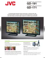 JVC GD-171 Specifications preview