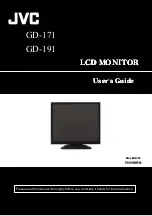 Предварительный просмотр 1 страницы JVC GD-171 User Manual