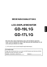 Preview for 2 page of JVC GD-17L1G (German) Bedienungsanleitung