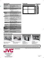 Preview for 6 page of JVC GD-V4200PZW - Plasma Display Specification