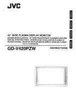 Preview for 1 page of JVC GD-V420PZW Instructions Manual