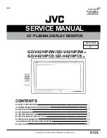 Preview for 1 page of JVC GD-V4210PCE Service Manual