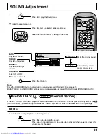 Preview for 21 page of JVC GD-V502U - Plasma Display Monitor Instructions Manual