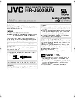 Предварительный просмотр 1 страницы JVC GEM-RP1CA Instructions Manual