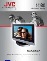 Preview for 1 page of JVC Genessa LT-26X576 Specifications